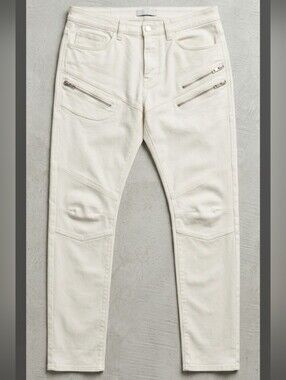 Riberto Cavalli-White Designer Jeans- Size-S (32" W×32" L.